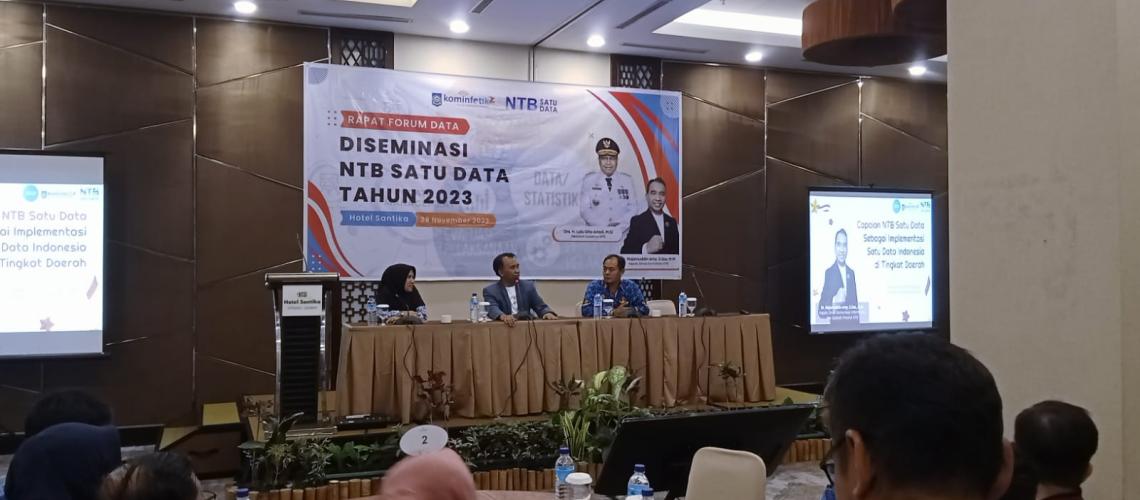 Rapat Forum Data, Dr. Najam : Salah Satu Kekuatan Pemerintah Provinsi NTB adalah NTB Satu Data